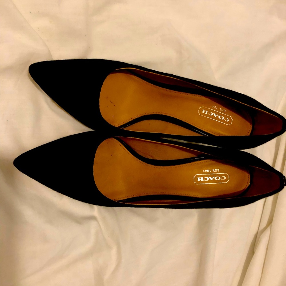 Ladies coach heels narrow 8B